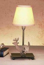  50612 - 13"H Lone Deer Parchment Shade Accent Lamp